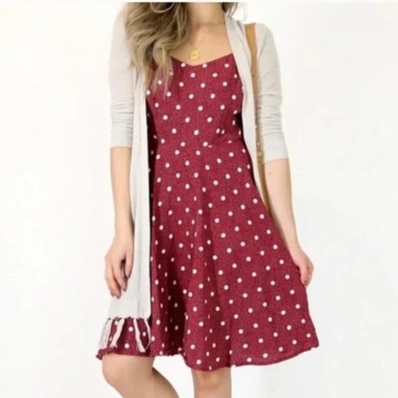 Old Navy Dresses & Skirts - Old Navy Red White Polka Dot Mini Dress, M